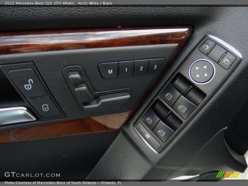 Arctic White / Black 2012 Mercedes-Benz GLK 350 4Matic