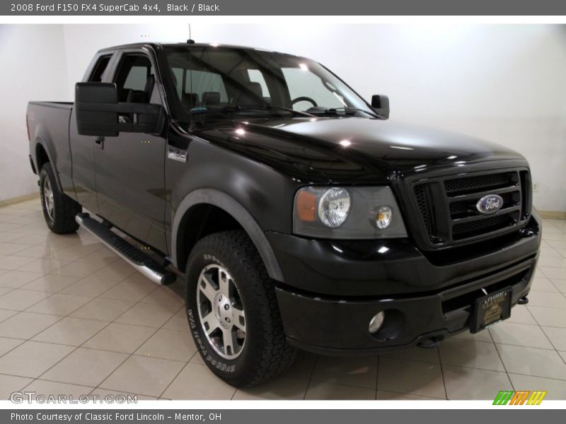 Black / Black 2008 Ford F150 FX4 SuperCab 4x4