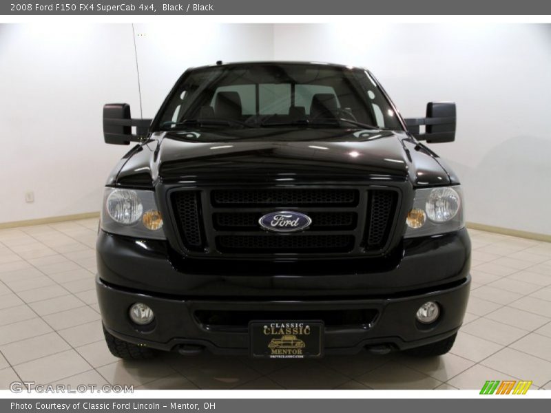 Black / Black 2008 Ford F150 FX4 SuperCab 4x4
