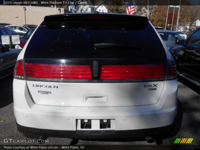 White Platinum Tri Coat / Camel 2009 Lincoln MKX AWD