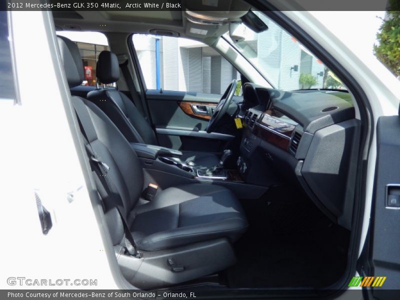 Arctic White / Black 2012 Mercedes-Benz GLK 350 4Matic