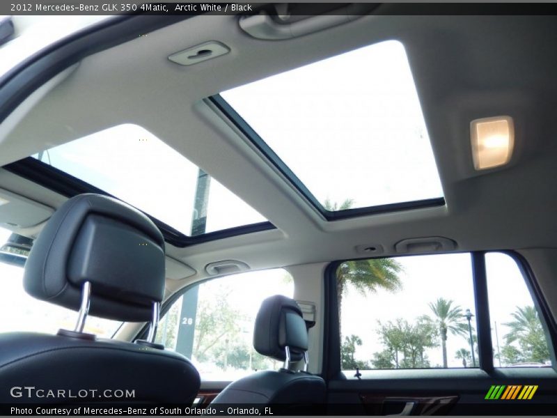 Arctic White / Black 2012 Mercedes-Benz GLK 350 4Matic
