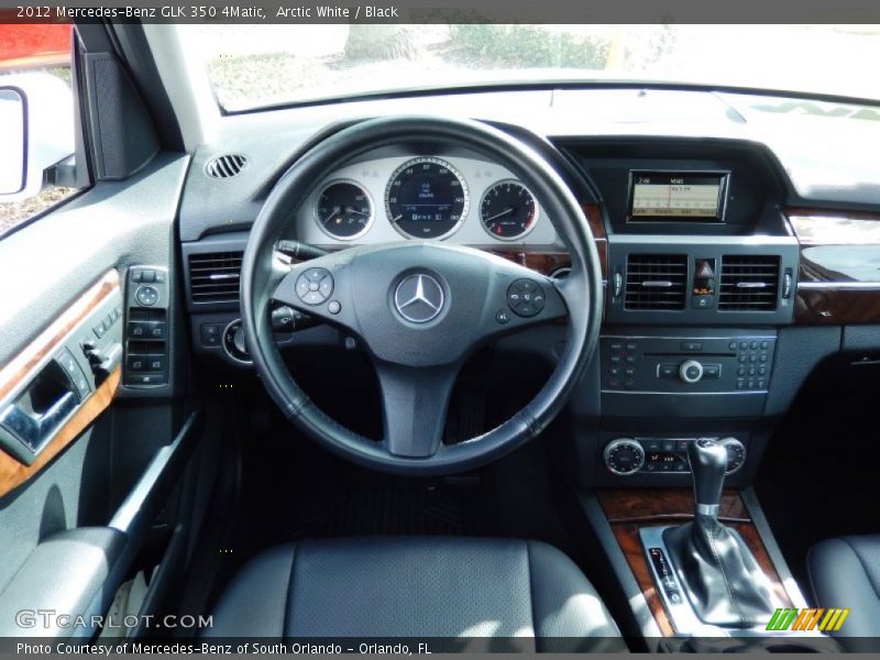Arctic White / Black 2012 Mercedes-Benz GLK 350 4Matic