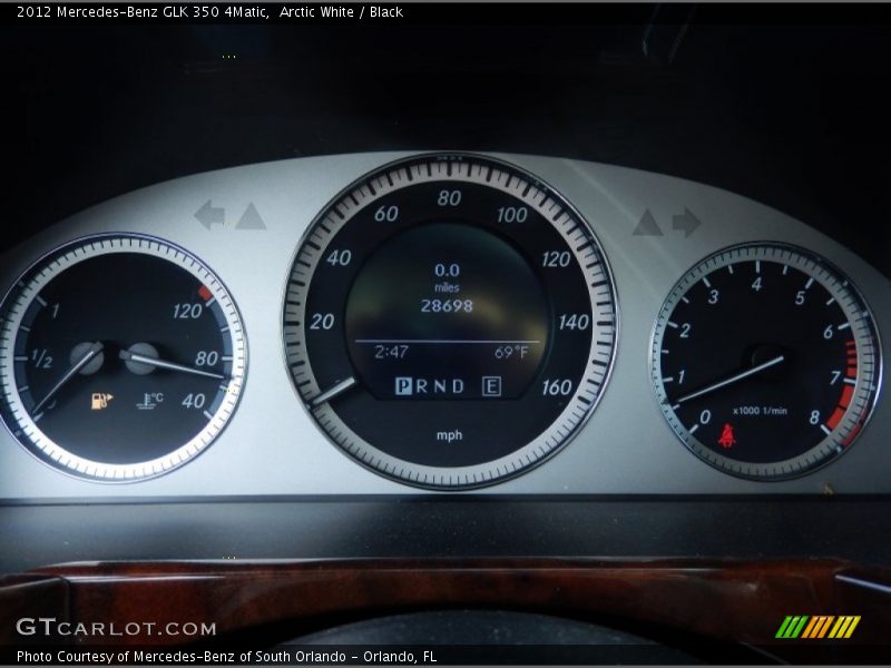 Arctic White / Black 2012 Mercedes-Benz GLK 350 4Matic