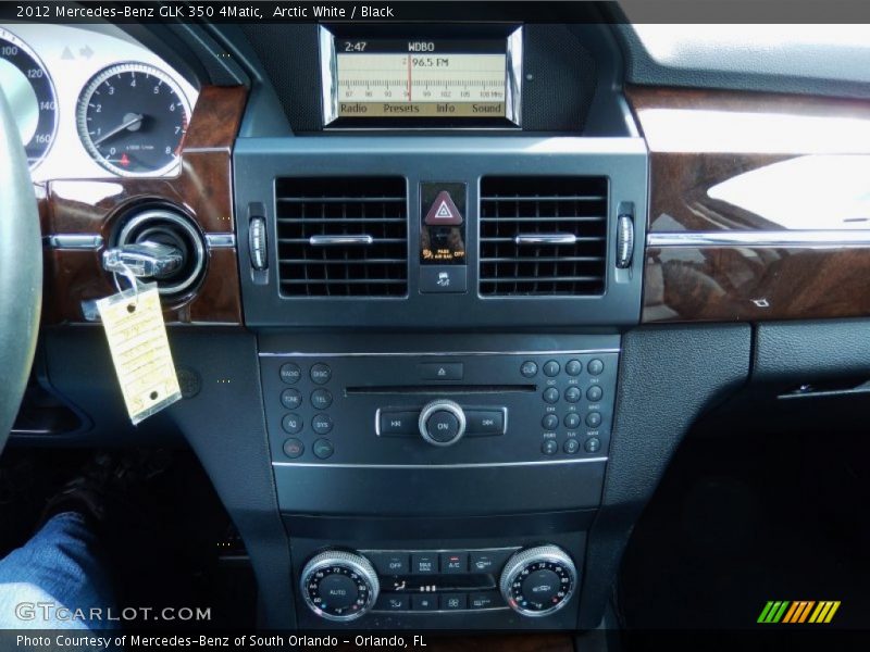 Arctic White / Black 2012 Mercedes-Benz GLK 350 4Matic