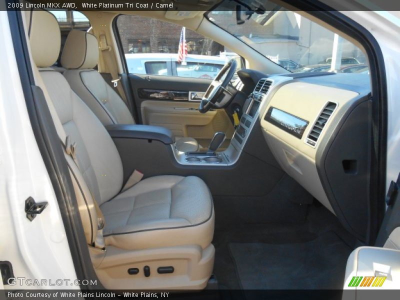 White Platinum Tri Coat / Camel 2009 Lincoln MKX AWD