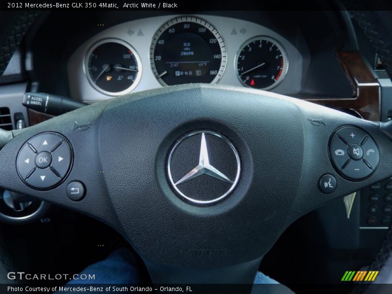 Arctic White / Black 2012 Mercedes-Benz GLK 350 4Matic