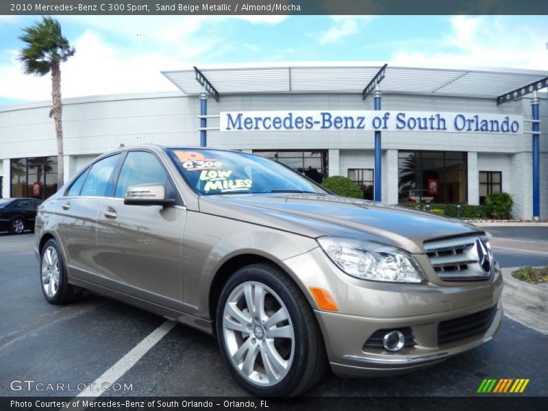 Sand Beige Metallic / Almond/Mocha 2010 Mercedes-Benz C 300 Sport