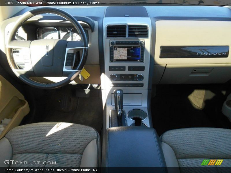White Platinum Tri Coat / Camel 2009 Lincoln MKX AWD