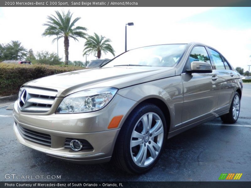 Sand Beige Metallic / Almond/Mocha 2010 Mercedes-Benz C 300 Sport