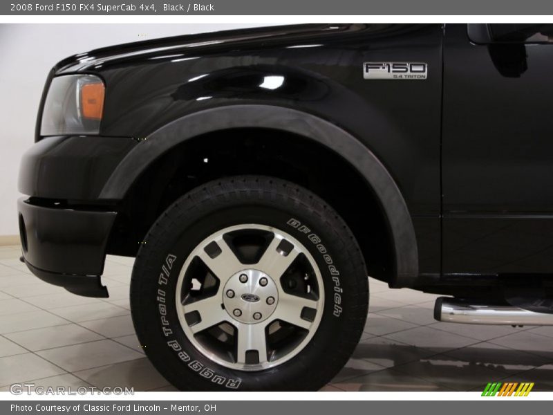 Black / Black 2008 Ford F150 FX4 SuperCab 4x4
