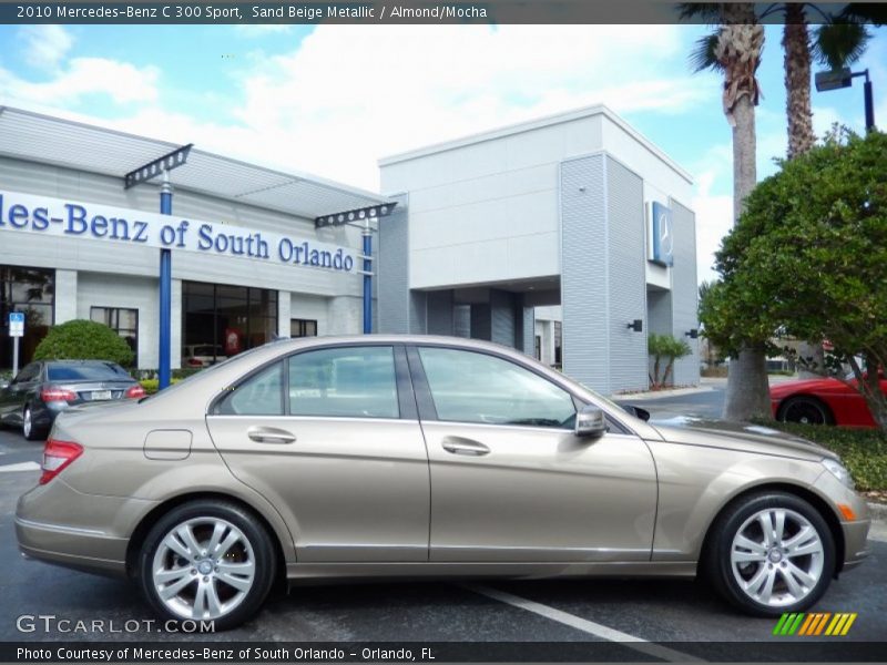 Sand Beige Metallic / Almond/Mocha 2010 Mercedes-Benz C 300 Sport