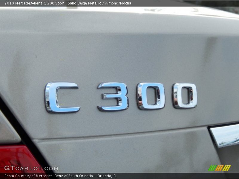 Sand Beige Metallic / Almond/Mocha 2010 Mercedes-Benz C 300 Sport