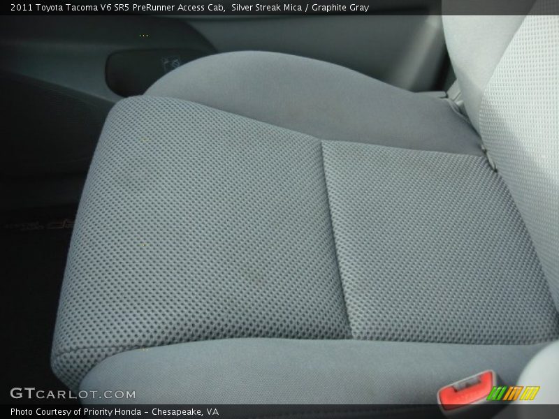Silver Streak Mica / Graphite Gray 2011 Toyota Tacoma V6 SR5 PreRunner Access Cab