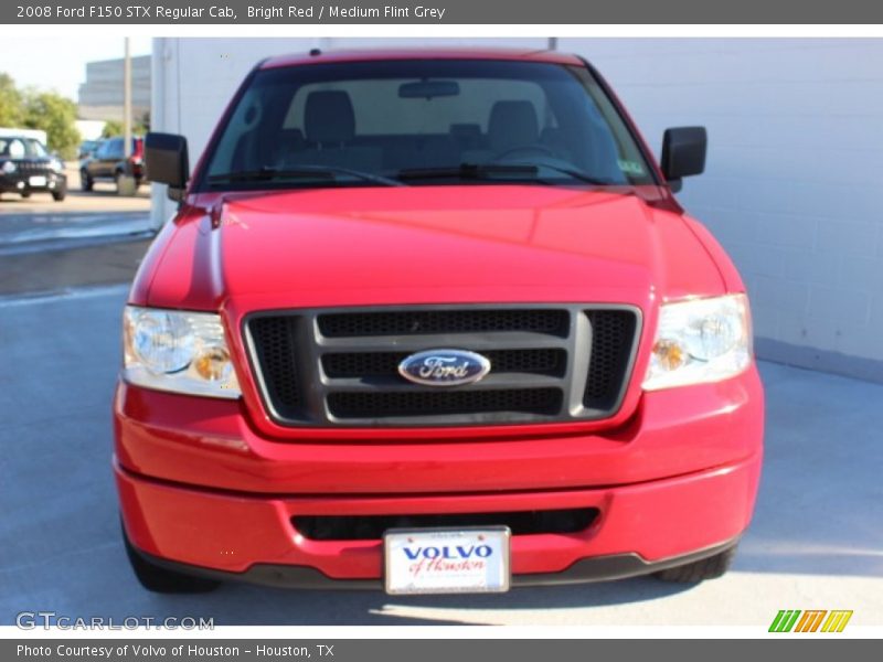 Bright Red / Medium Flint Grey 2008 Ford F150 STX Regular Cab