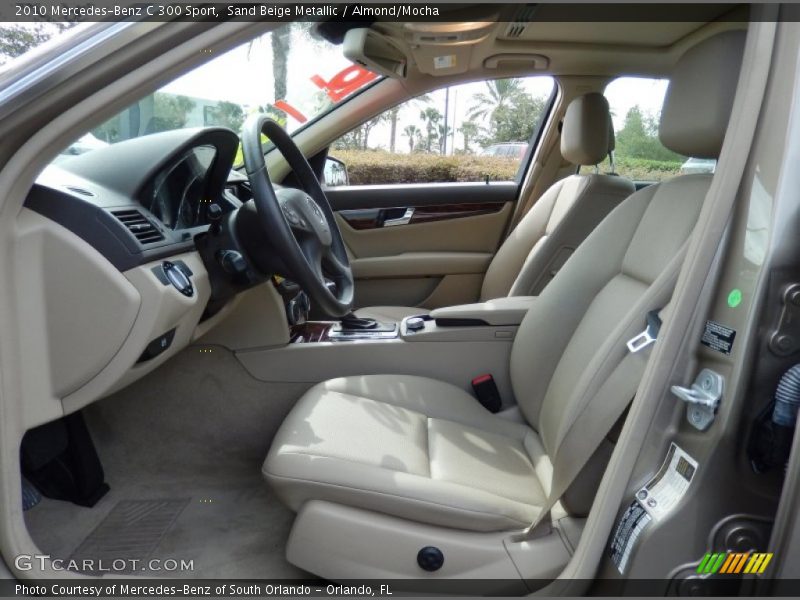 Sand Beige Metallic / Almond/Mocha 2010 Mercedes-Benz C 300 Sport