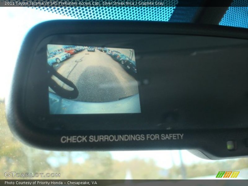 Silver Streak Mica / Graphite Gray 2011 Toyota Tacoma V6 SR5 PreRunner Access Cab