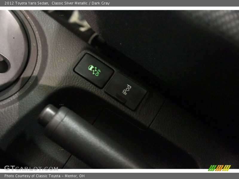 Classic Silver Metallic / Dark Gray 2012 Toyota Yaris Sedan