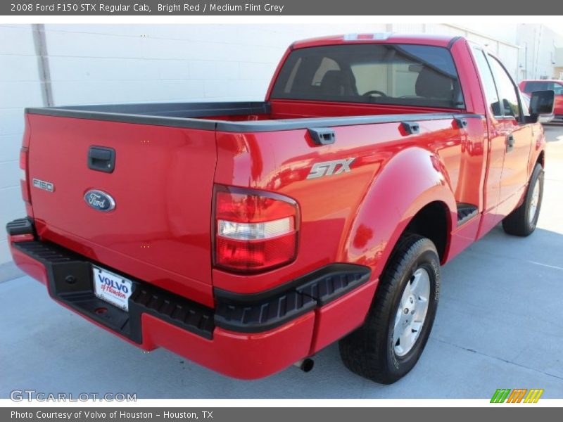 Bright Red / Medium Flint Grey 2008 Ford F150 STX Regular Cab