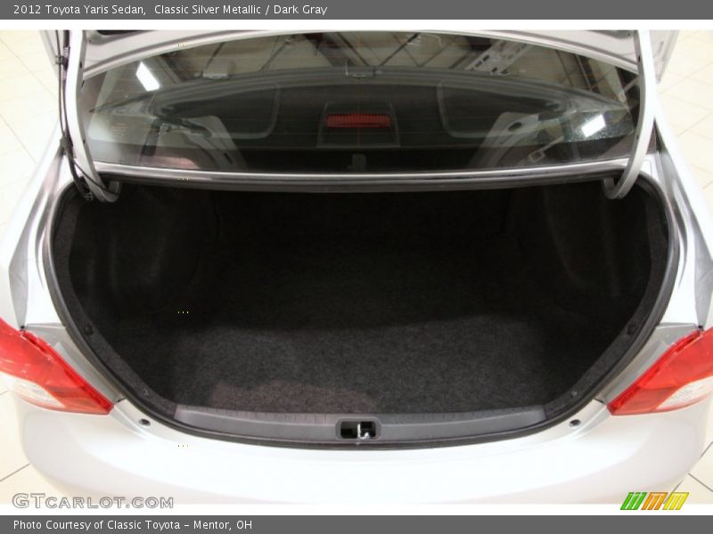 Classic Silver Metallic / Dark Gray 2012 Toyota Yaris Sedan