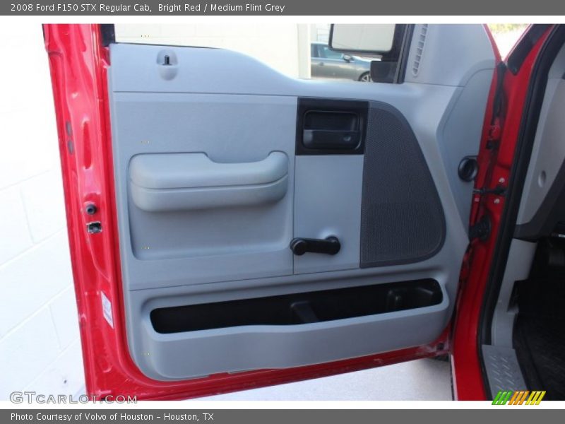 Bright Red / Medium Flint Grey 2008 Ford F150 STX Regular Cab