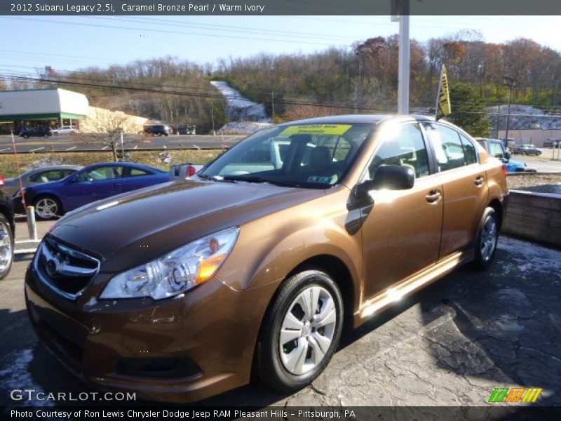 Caramel Bronze Pearl / Warm Ivory 2012 Subaru Legacy 2.5i