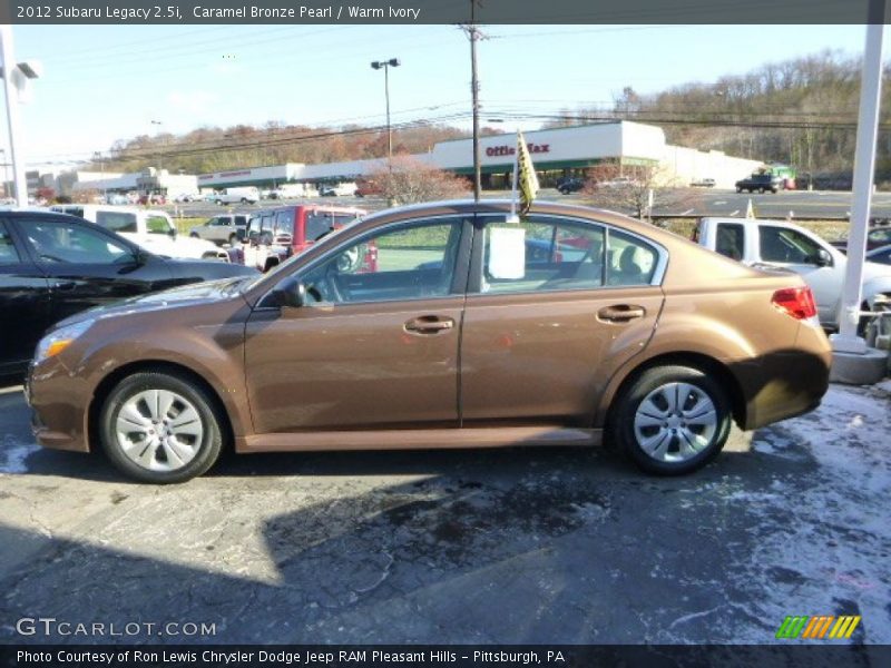 Caramel Bronze Pearl / Warm Ivory 2012 Subaru Legacy 2.5i