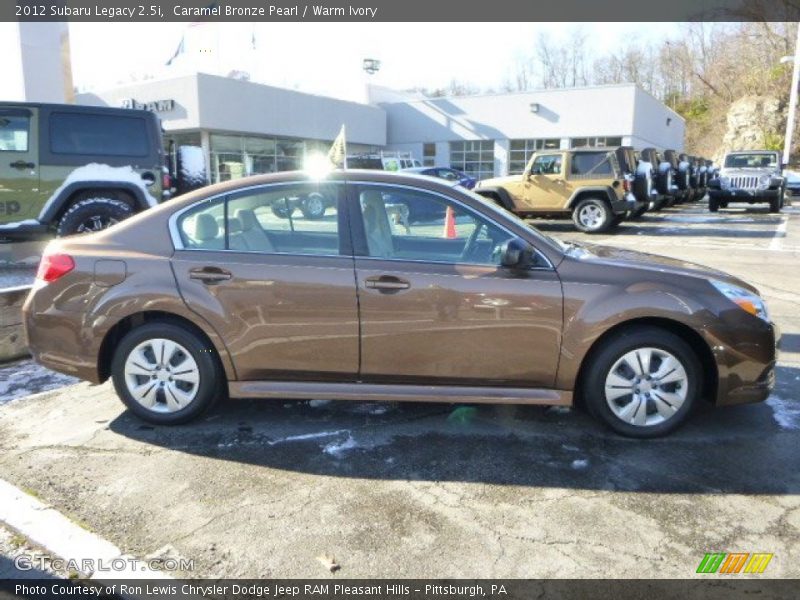 Caramel Bronze Pearl / Warm Ivory 2012 Subaru Legacy 2.5i