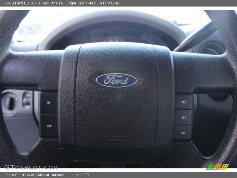 Bright Red / Medium Flint Grey 2008 Ford F150 STX Regular Cab