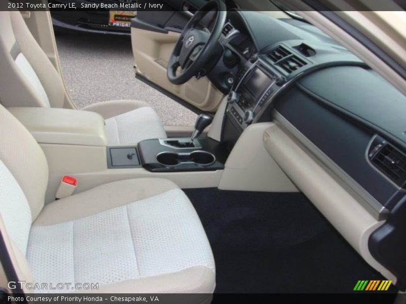 Sandy Beach Metallic / Ivory 2012 Toyota Camry LE