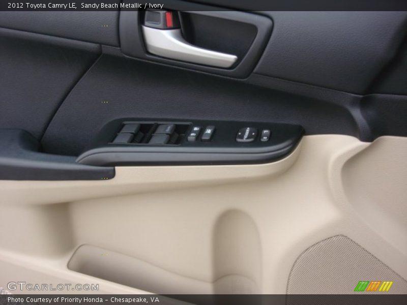 Sandy Beach Metallic / Ivory 2012 Toyota Camry LE