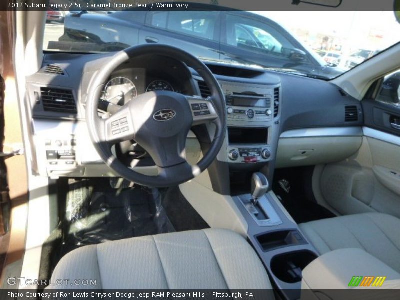 Caramel Bronze Pearl / Warm Ivory 2012 Subaru Legacy 2.5i