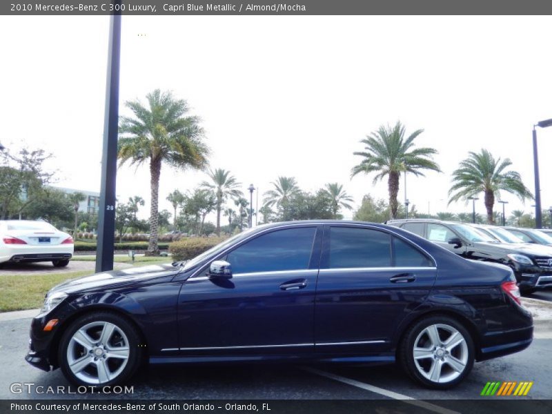 Capri Blue Metallic / Almond/Mocha 2010 Mercedes-Benz C 300 Luxury