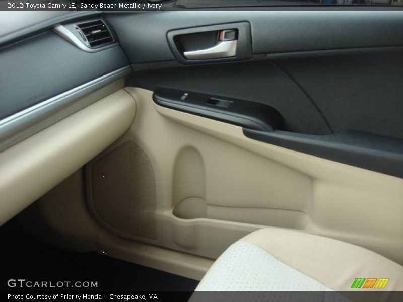 Sandy Beach Metallic / Ivory 2012 Toyota Camry LE