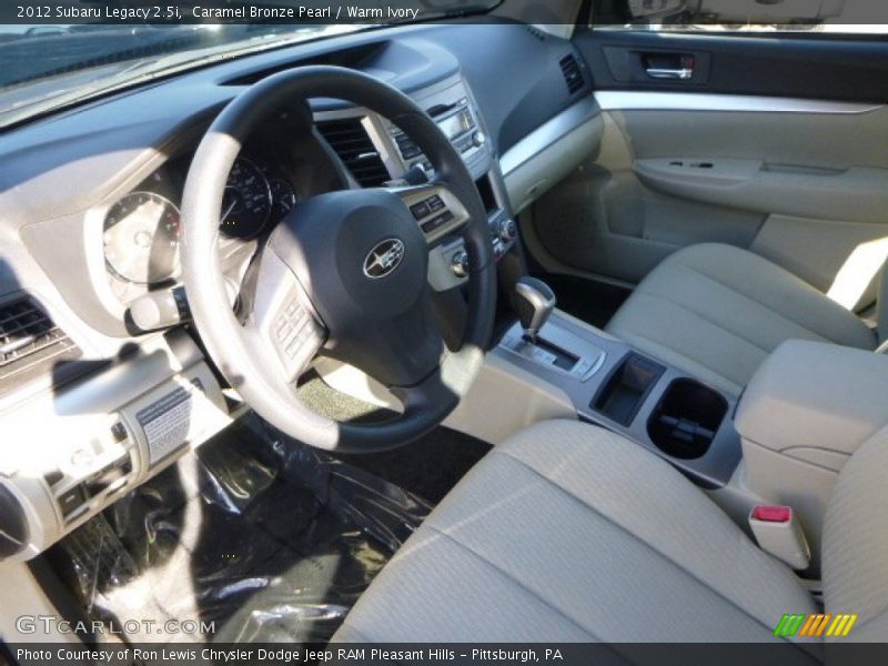 Caramel Bronze Pearl / Warm Ivory 2012 Subaru Legacy 2.5i