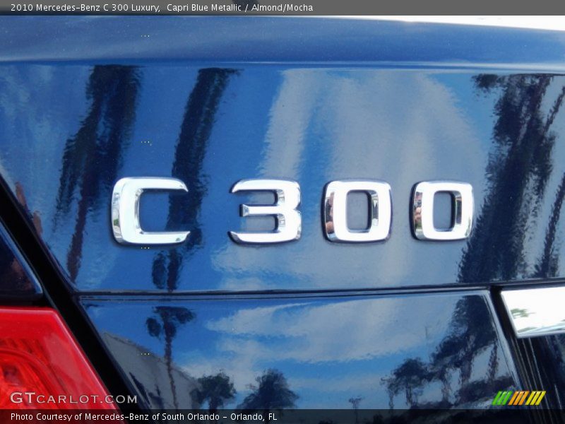 Capri Blue Metallic / Almond/Mocha 2010 Mercedes-Benz C 300 Luxury