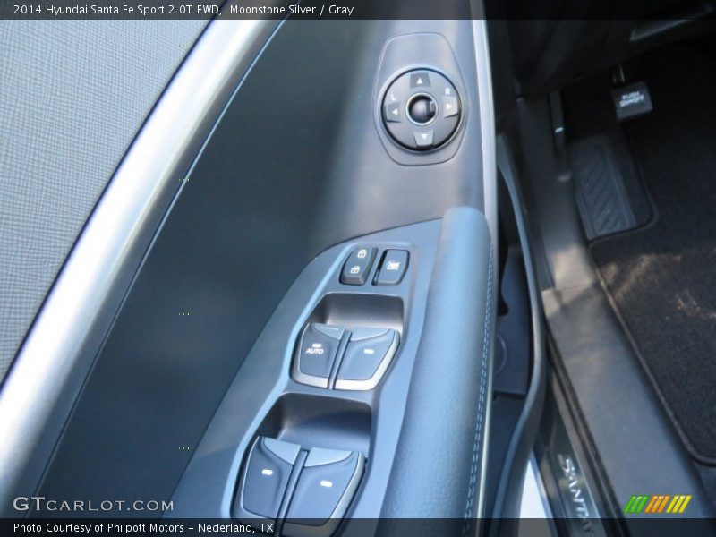 Moonstone Silver / Gray 2014 Hyundai Santa Fe Sport 2.0T FWD