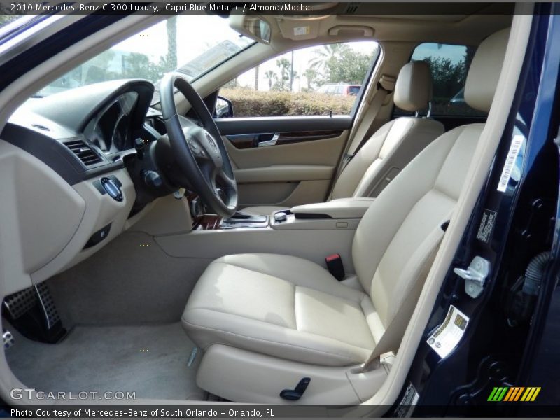Capri Blue Metallic / Almond/Mocha 2010 Mercedes-Benz C 300 Luxury