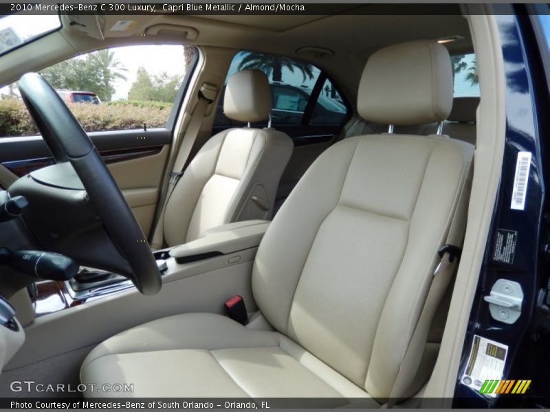Capri Blue Metallic / Almond/Mocha 2010 Mercedes-Benz C 300 Luxury