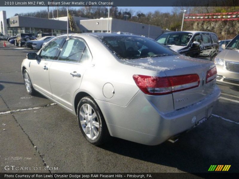 Brilliant Silver Metallic / Dark Charcoal 2010 Lincoln MKZ FWD