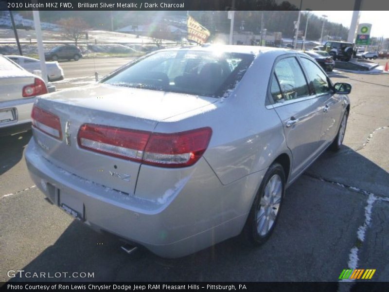 Brilliant Silver Metallic / Dark Charcoal 2010 Lincoln MKZ FWD
