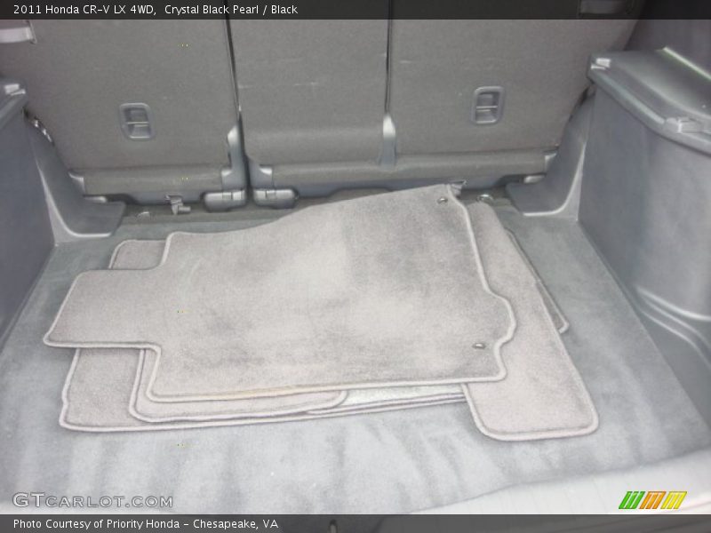 Crystal Black Pearl / Black 2011 Honda CR-V LX 4WD
