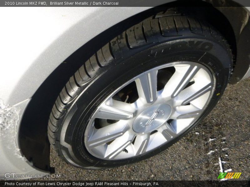 Brilliant Silver Metallic / Dark Charcoal 2010 Lincoln MKZ FWD