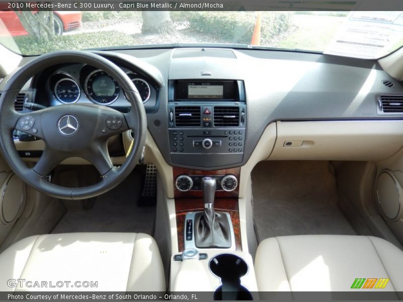 Capri Blue Metallic / Almond/Mocha 2010 Mercedes-Benz C 300 Luxury