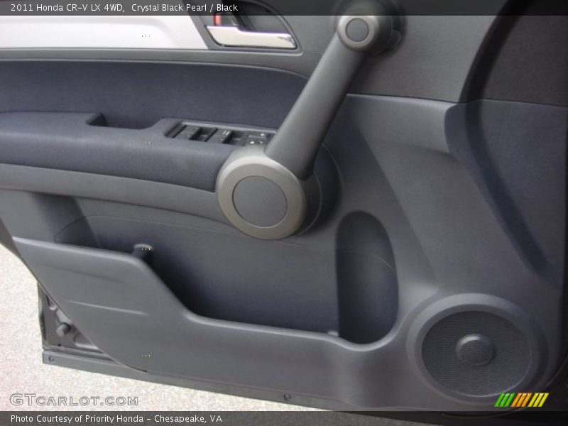 Crystal Black Pearl / Black 2011 Honda CR-V LX 4WD