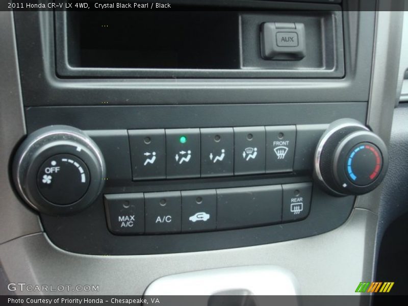 Crystal Black Pearl / Black 2011 Honda CR-V LX 4WD
