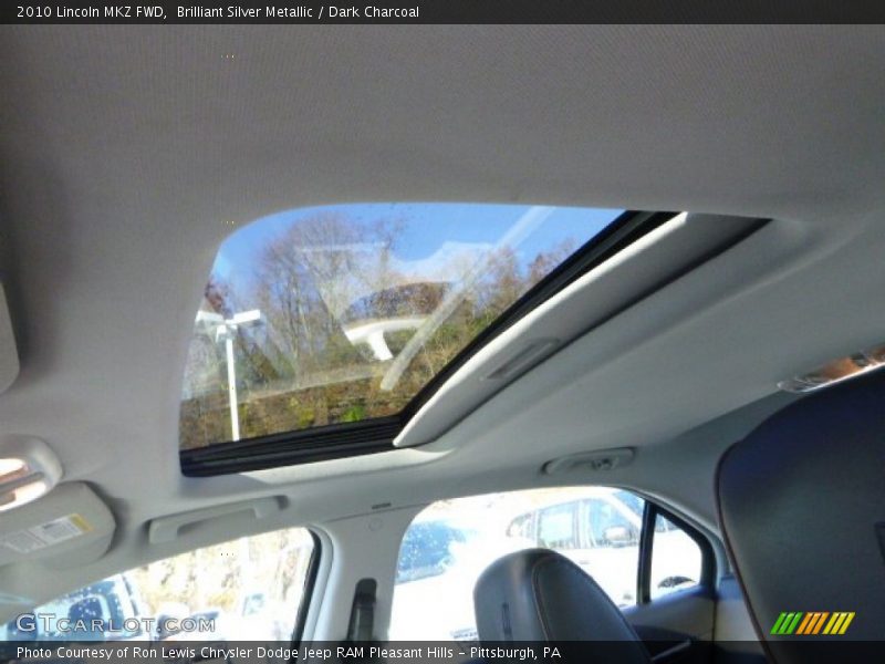 Brilliant Silver Metallic / Dark Charcoal 2010 Lincoln MKZ FWD
