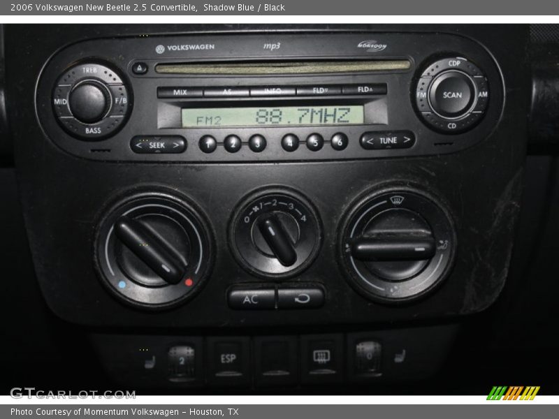 Shadow Blue / Black 2006 Volkswagen New Beetle 2.5 Convertible