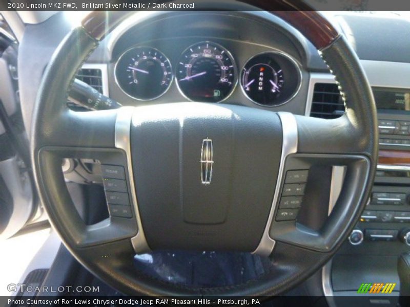 Brilliant Silver Metallic / Dark Charcoal 2010 Lincoln MKZ FWD