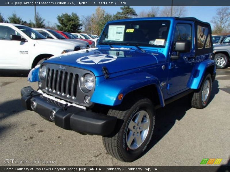 Hydro Blue Pearl Coat / Black 2014 Jeep Wrangler Freedom Edition 4x4